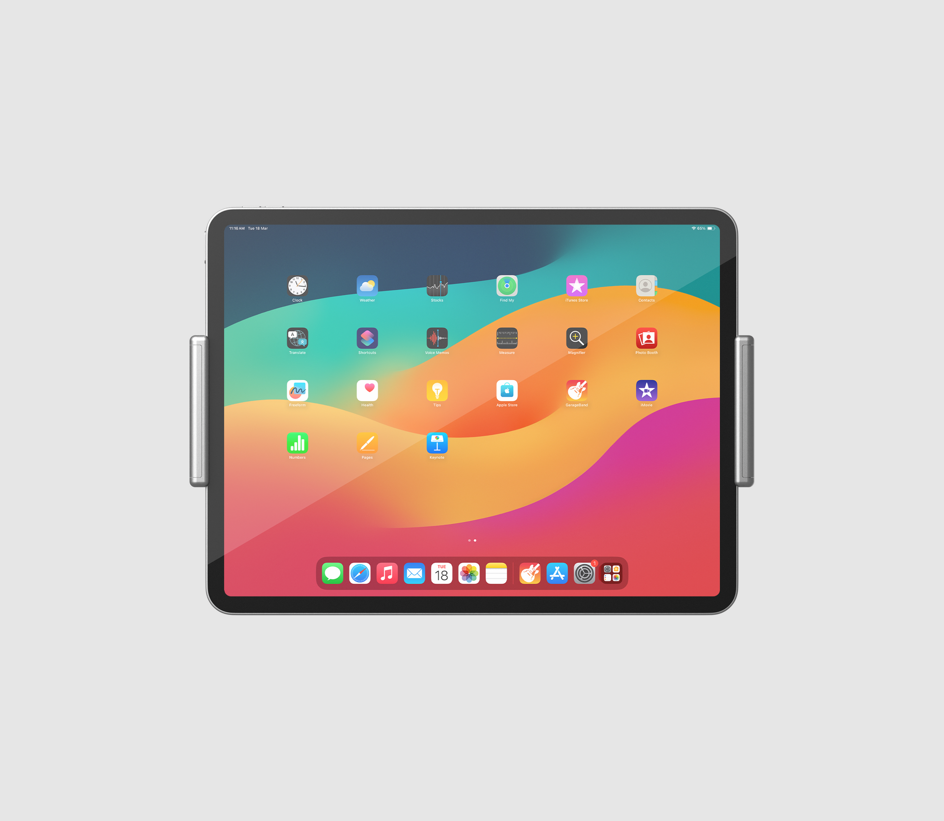 Powered iPad Wall Mount