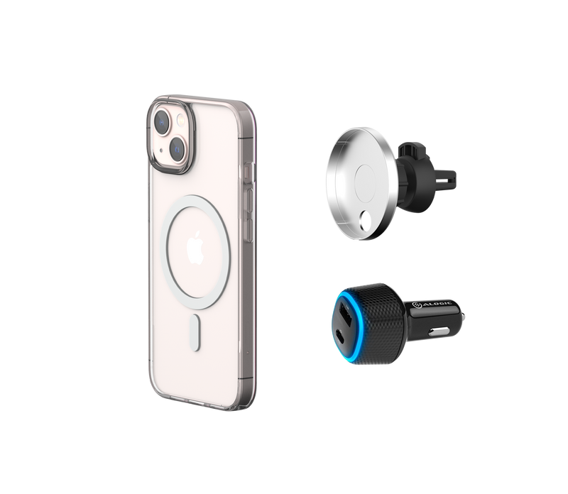 iPhone 13 MagSafe Car Charging Kit - Clear
