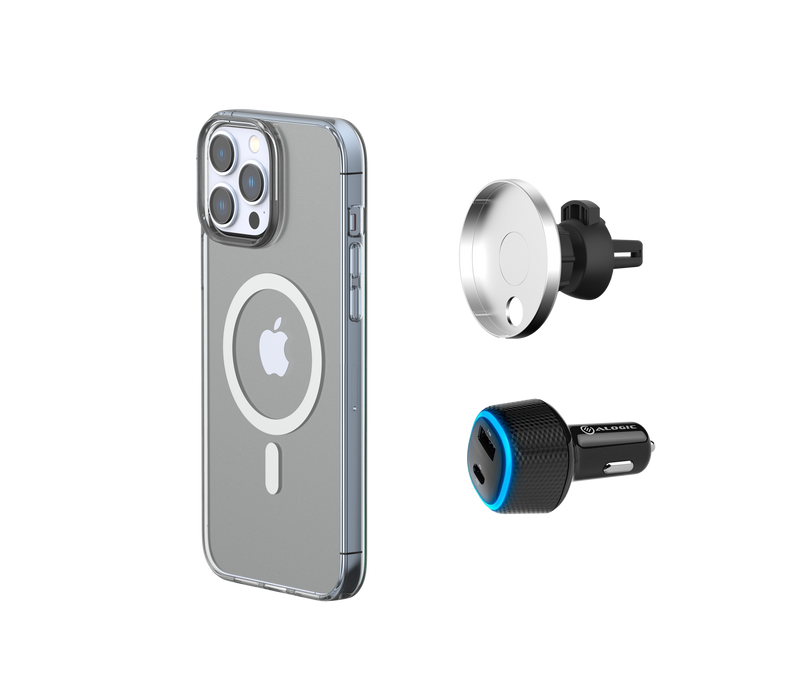 iPhone 13 MagSafe Car Charging Kit - Clear